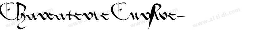 Charcaterie Cursive字体转换